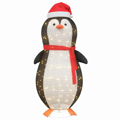 Snow Penguin Figure with 600 LEDs Warm White 78 x 178 cm Fabric