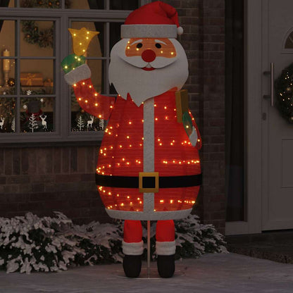 Christmas Santa Claus Warm White 100 x 180 cm Fabric
