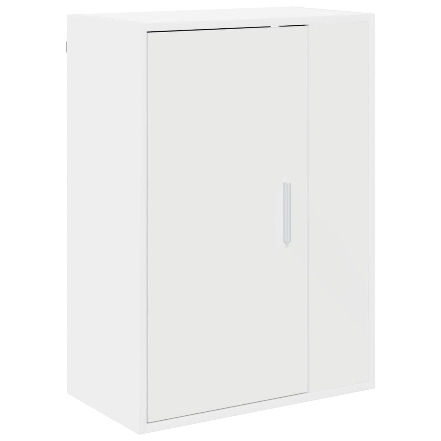 TV Cabinet Set Wall-mounted 4 pcs White Engineered wood