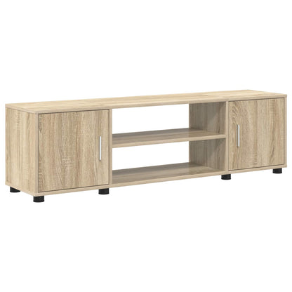 TV Cabinet Set Wall-mounted 4 pcs Sonoma Oak Engineered wood