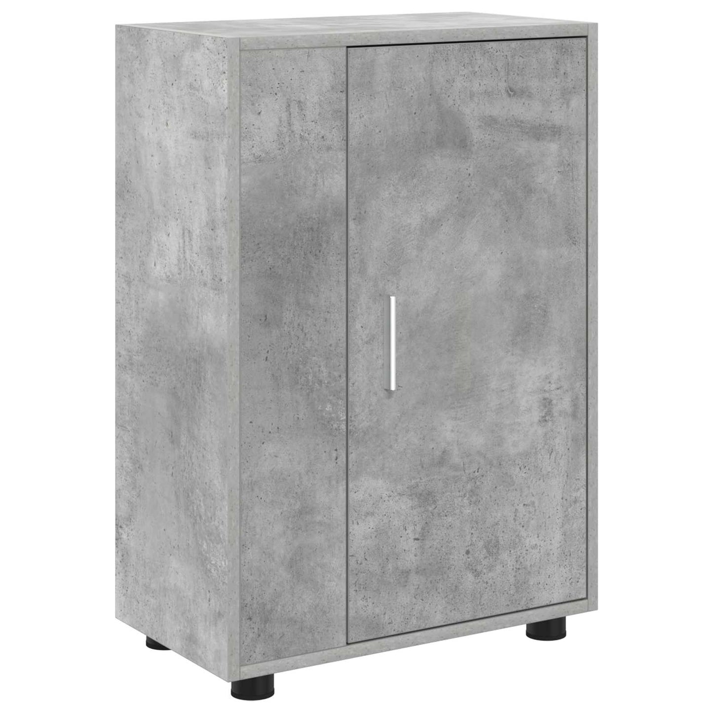 TV Cabinet Set Wall-mounted 4 pcs Concrete Grey Engineered wood