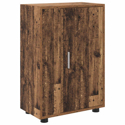 TV Cabinet Set Wall-mounted 4 pcs Old Wood Engineered wood