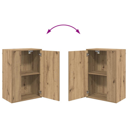TV Cabinet Set Wall-mounted 4 pcs Artisan Oak Engineered wood