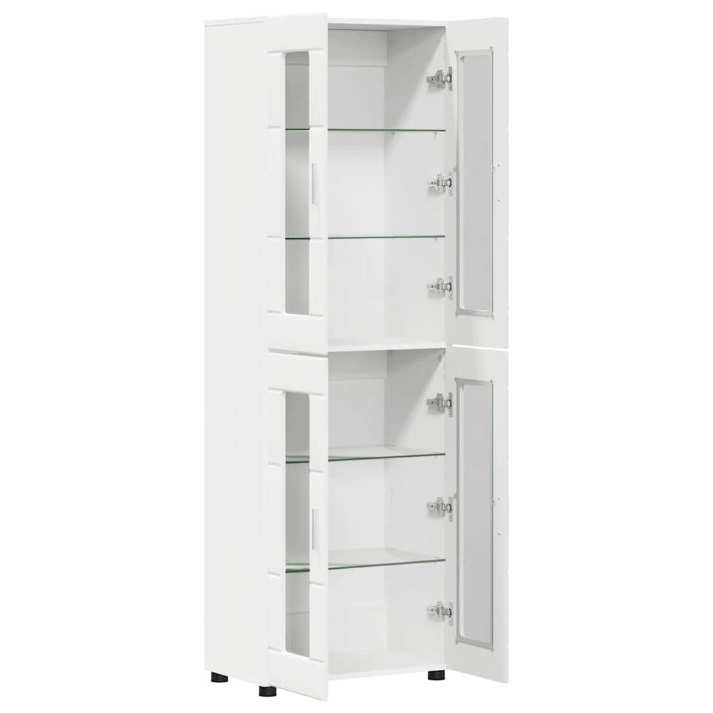 Highboard FLORIN White 60 x 35 x 182 cm Engineered Wood