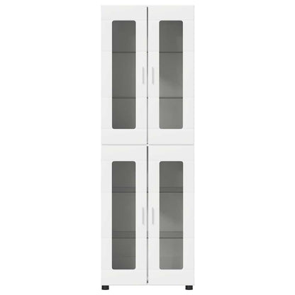 Highboard FLORIN White 60 x 35 x 182 cm Engineered Wood