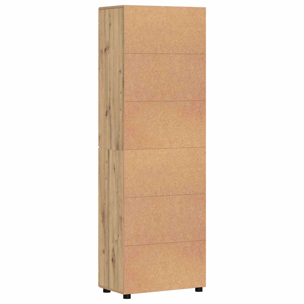 Highboard FLORIN Artisan Oak 60 x 35 x 182 cm Engineered Wood