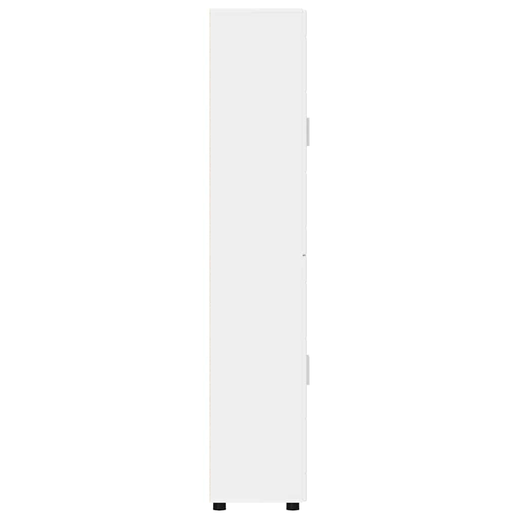 Highboard FLORIN White 60 x 35 x 182 cm Engineered Wood