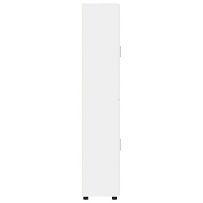 Highboard FLORIN White 60 x 35 x 182 cm Engineered Wood