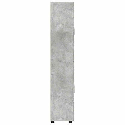 Highboard FLORIN Concrete Grey 60 x 35 x 182 cm Engineered Wood