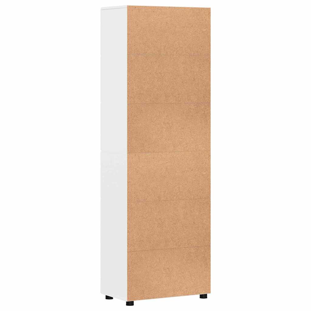 Highboard FLORIN 60 x 35 x 182 cm High Gloss White