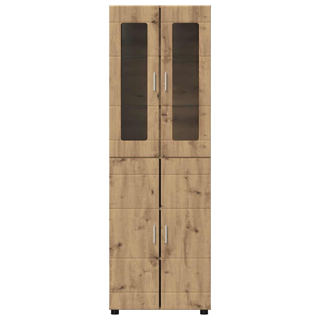 Highboard FLORIN Artisan Oak 60 x 35 x 182 cm Engineered Wood