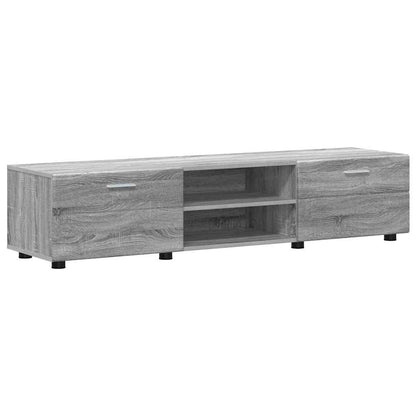 TV Cabinet Set FLORIN 3 pcs Grey Sonoma Engineered Wood