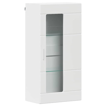 TV Cabinet Set with Drawer FLORIN 3 pcs White Engineered Wood