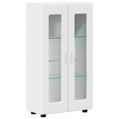 TV Cabinet Set with Drawer FLORIN 3 pcs White Engineered Wood