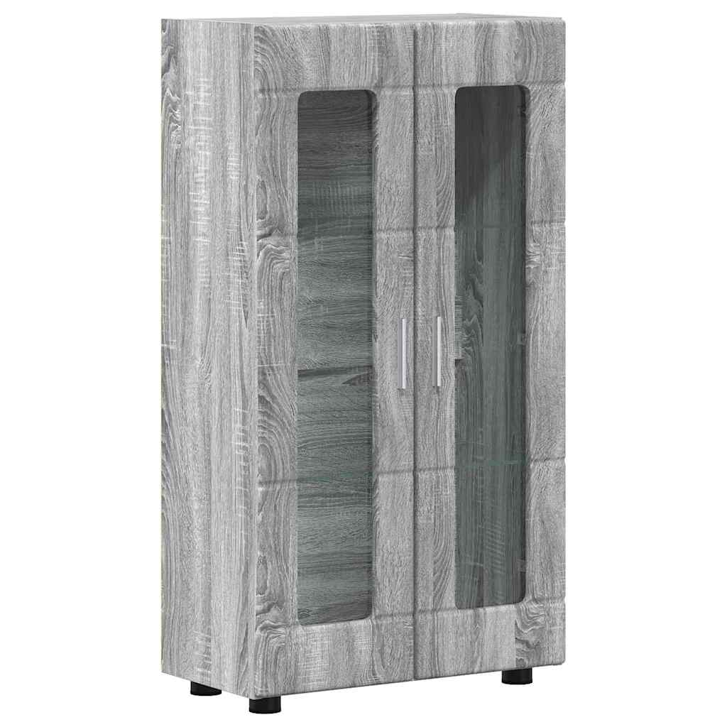 TV Cabinet Set FLORIN 3 pcs Grey Sonoma Engineered Wood