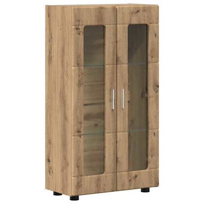 TV Cabinet Set FLORIN 3 pcs Artisan Oak Engineered Wood
