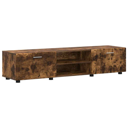 TV Cabinet Set FLORIN 3 pcs Smoked Oak Engineered Wood