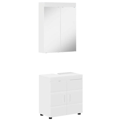 Bathroom Furniture Set TULUM 2 pcs White 60 x 34 x 63 cm