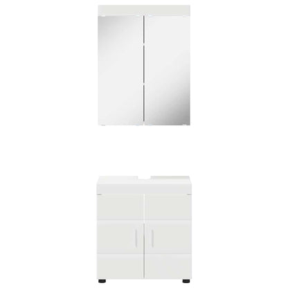 Bathroom Furniture Set TULUM 2 pcs White 60 x 34 x 63 cm