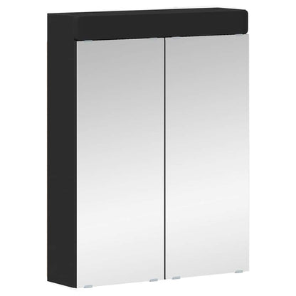Bathroom Furniture Set TULUM 2 pcs Black 60 x 34 x 63 cm