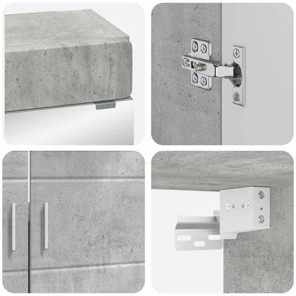 Bathroom Furniture Set TULUM 2 pcs Concrete Grey
