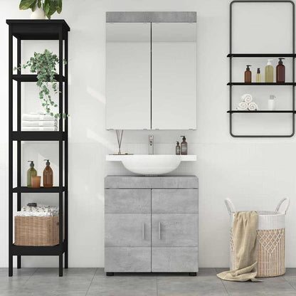 Bathroom Furniture Set TULUM 2 pcs Concrete Grey