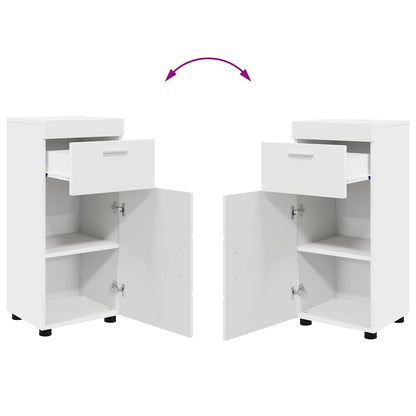 Bathroom Furniture Set TULUM 3 pcs White 60 x 34 x 63 cm