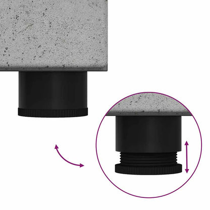 Bathroom Furniture Set TULUM 3 pcs Concrete Grey