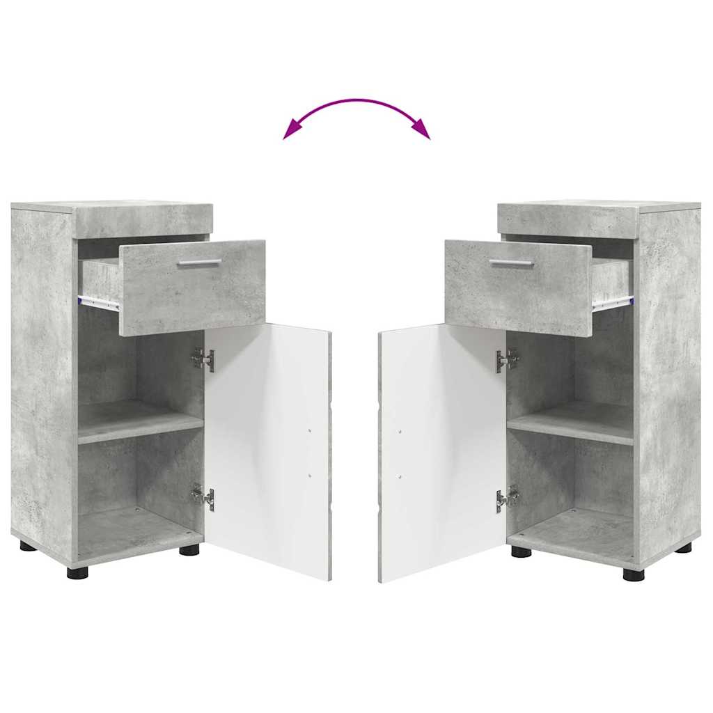 Bathroom Furniture Set TULUM 3 pcs Concrete Grey