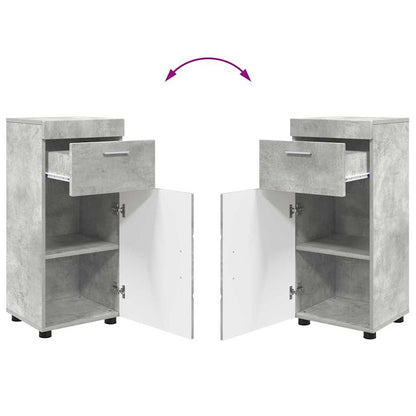 Bathroom Furniture Set TULUM 3 pcs Concrete Grey