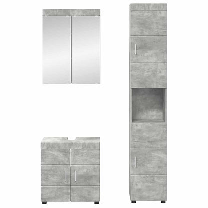 Bathroom Furniture Set TULUM 3 pcs Concrete Grey