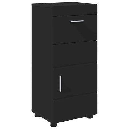 Bathroom Furniture Set TULUM 4 pcs Black 60 x 34 x 63 cm