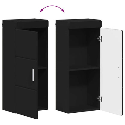 Bathroom Furniture Set TULUM 4 pcs Black 60 x 34 x 63 cm