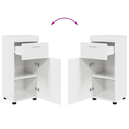 Bathroom Furniture Set TULUM 4 pcs High Gloss White