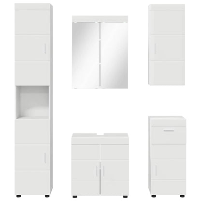 Bathroom Furniture Set TULUM 5 pcs White 60 x 34 x 63 cm