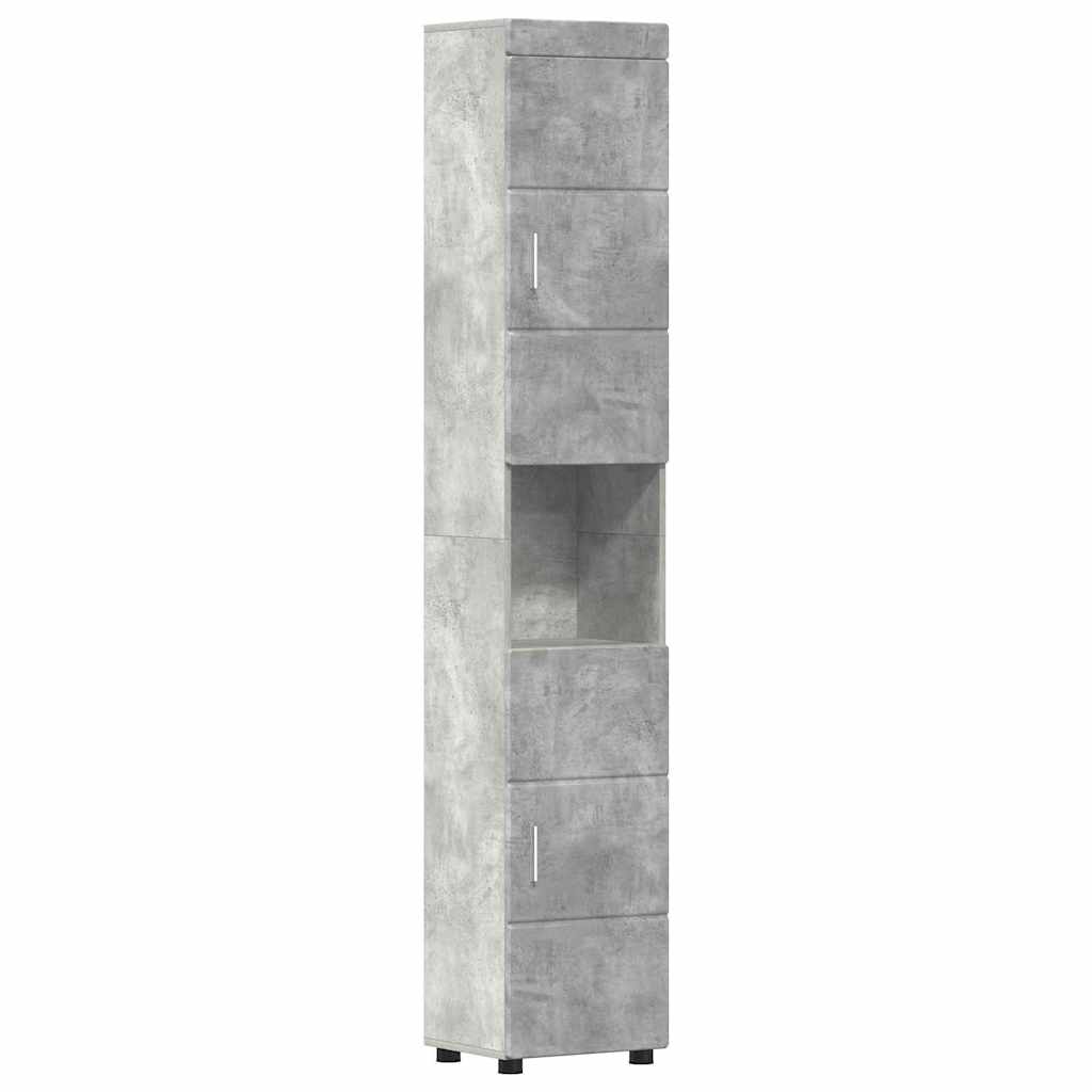 Bathroom Furniture Set TULUM 5 pcs Concrete Grey