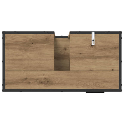 Bathroom Furniture Set 2 pcs Artisan Oak Engineered Wood