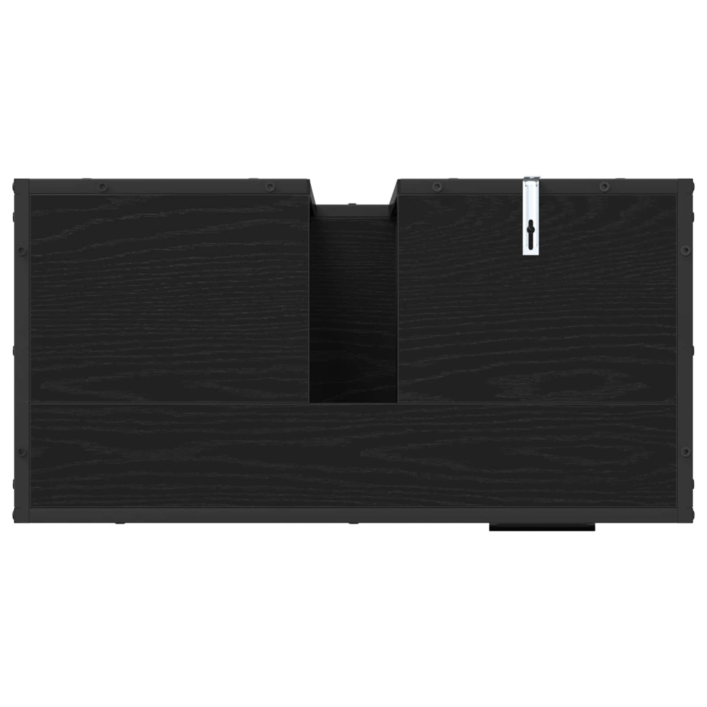 Bathroom Furniture Set 2 pcs Black oak Engineered wood