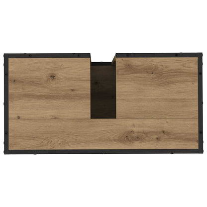 Bathroom Furniture Set 3 pcs Artisan Oak Engineered Wood