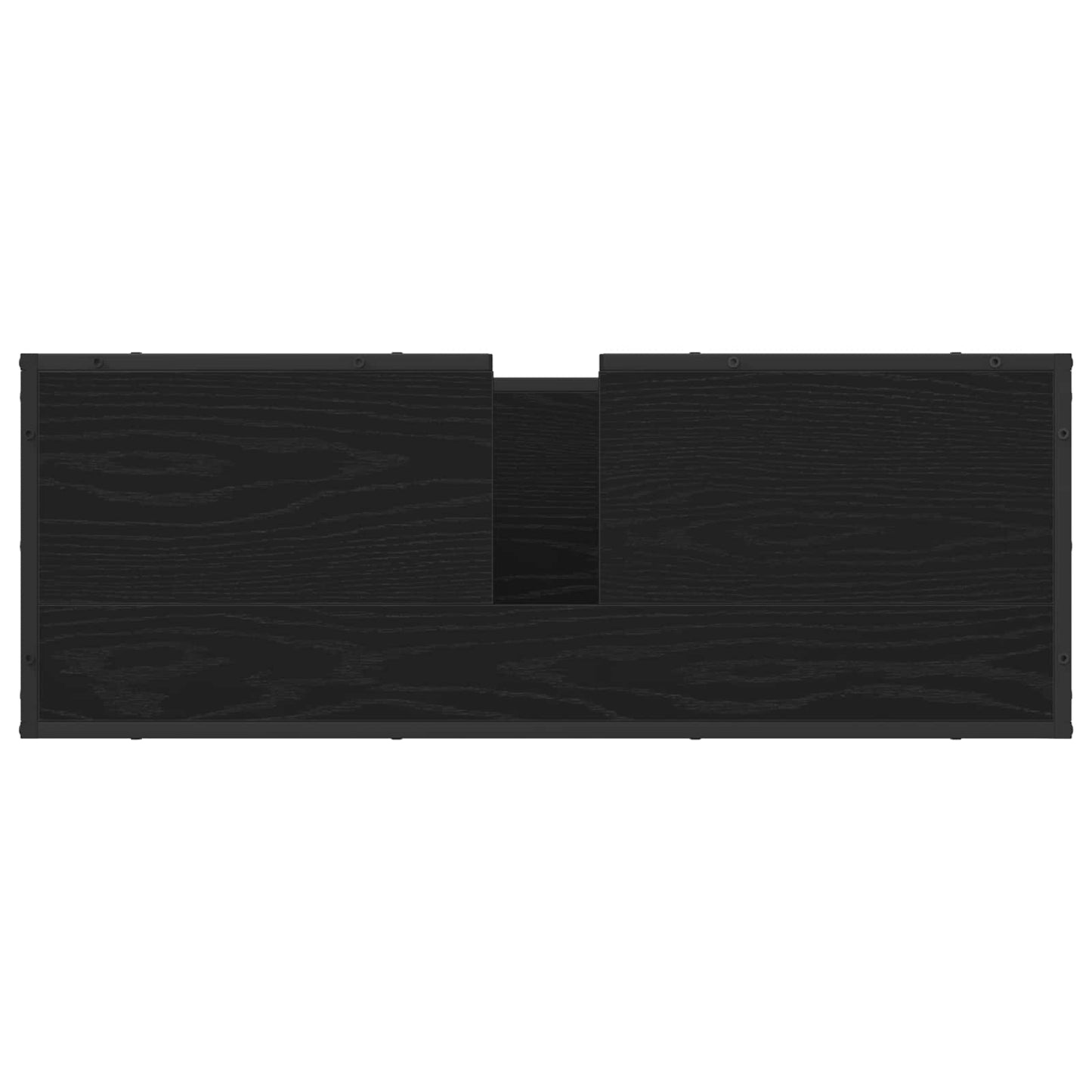 Bathroom Furniture Set 2 pcs Black Oak Engineered Wood