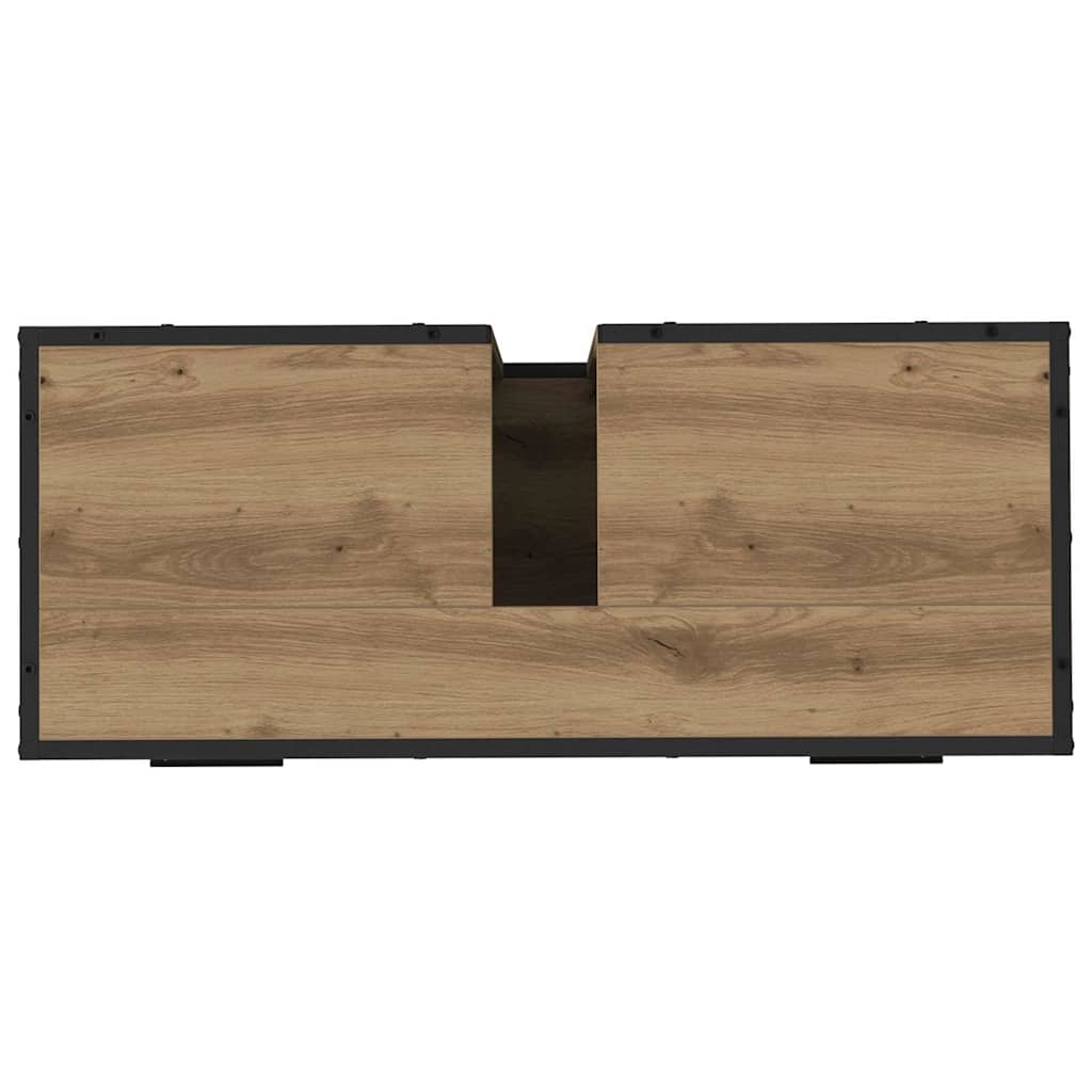 Bathroom Furniture Set 2 pcs Artisan Oak Engineered Wood