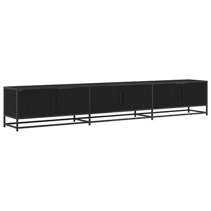 TV Units 240 x 35 x 41 cm Black Oak Engineered wood