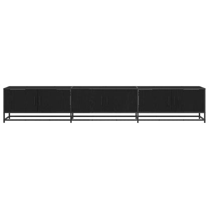 TV Units 240 x 35 x 41 cm Black Oak Engineered wood