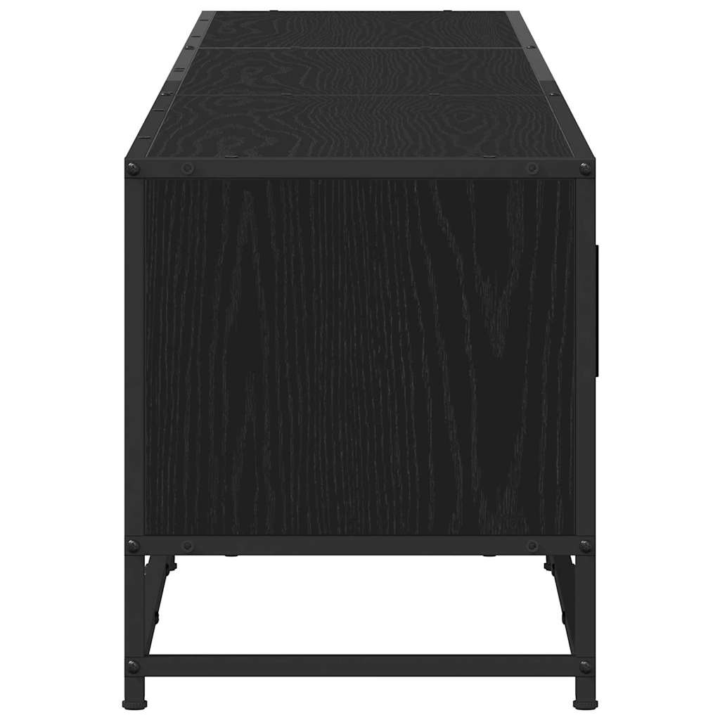 TV Units 240 x 35 x 41 cm Black Oak Engineered wood