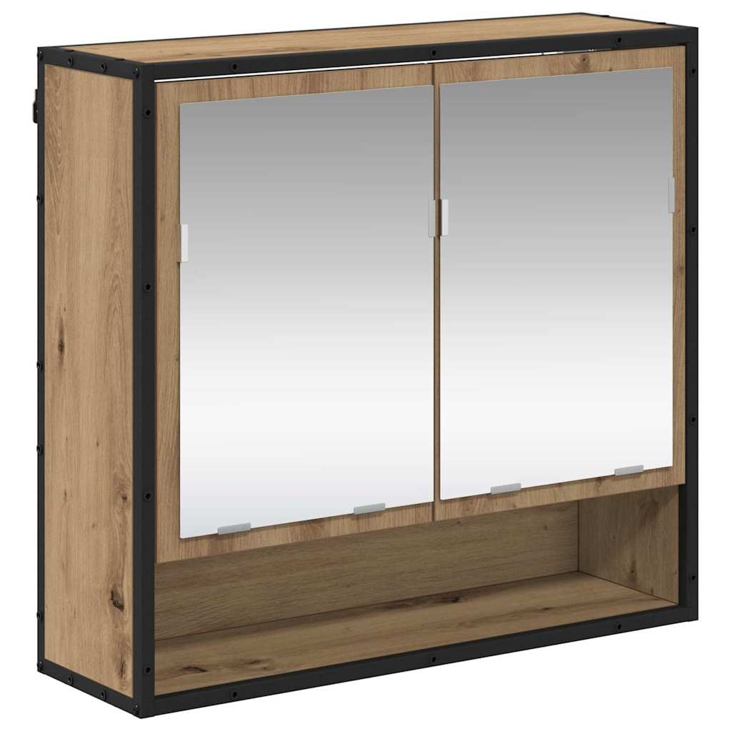Bathroom Furniture Set 4 pcs Artisan Oak Engineered Wood