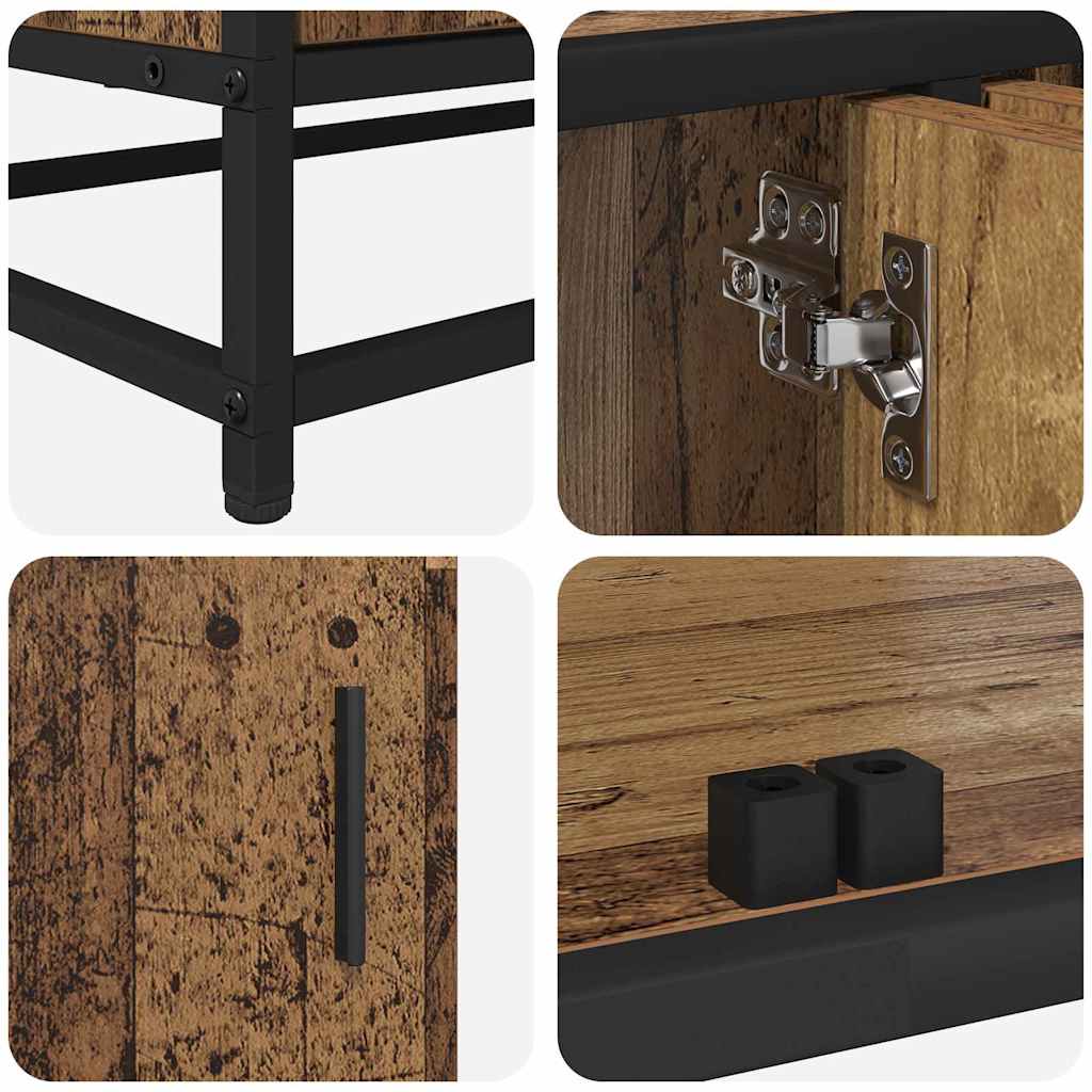 TV Units 2 pcs Old Wood 210 x 35 x 41 cm Engineered wood