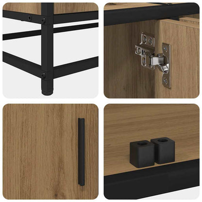 TV Units 2 pcs Artisan Oak 210 x 35 x 41 cm Engineered wood