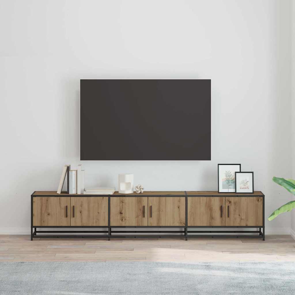 TV Units 2 pcs Artisan Oak 210 x 35 x 41 cm Engineered wood