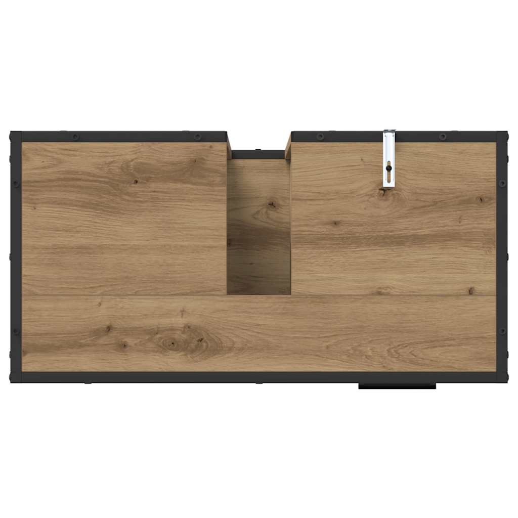 Bathroom Furniture Set 2 pcs Artisan Oak Engineered Wood