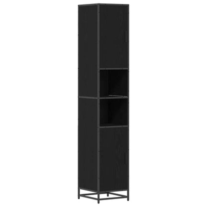 Bathroom Furniture Set with Door 3 pcs Old Wood Engineered Wood